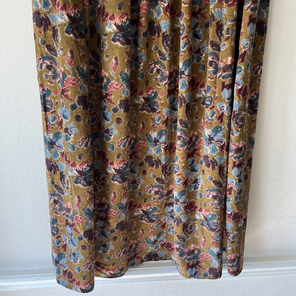 Natural Life Skirt  XL Maxi Brown Floral Boho Cottagecore Peasant Hippie New - Picture 8 of 11